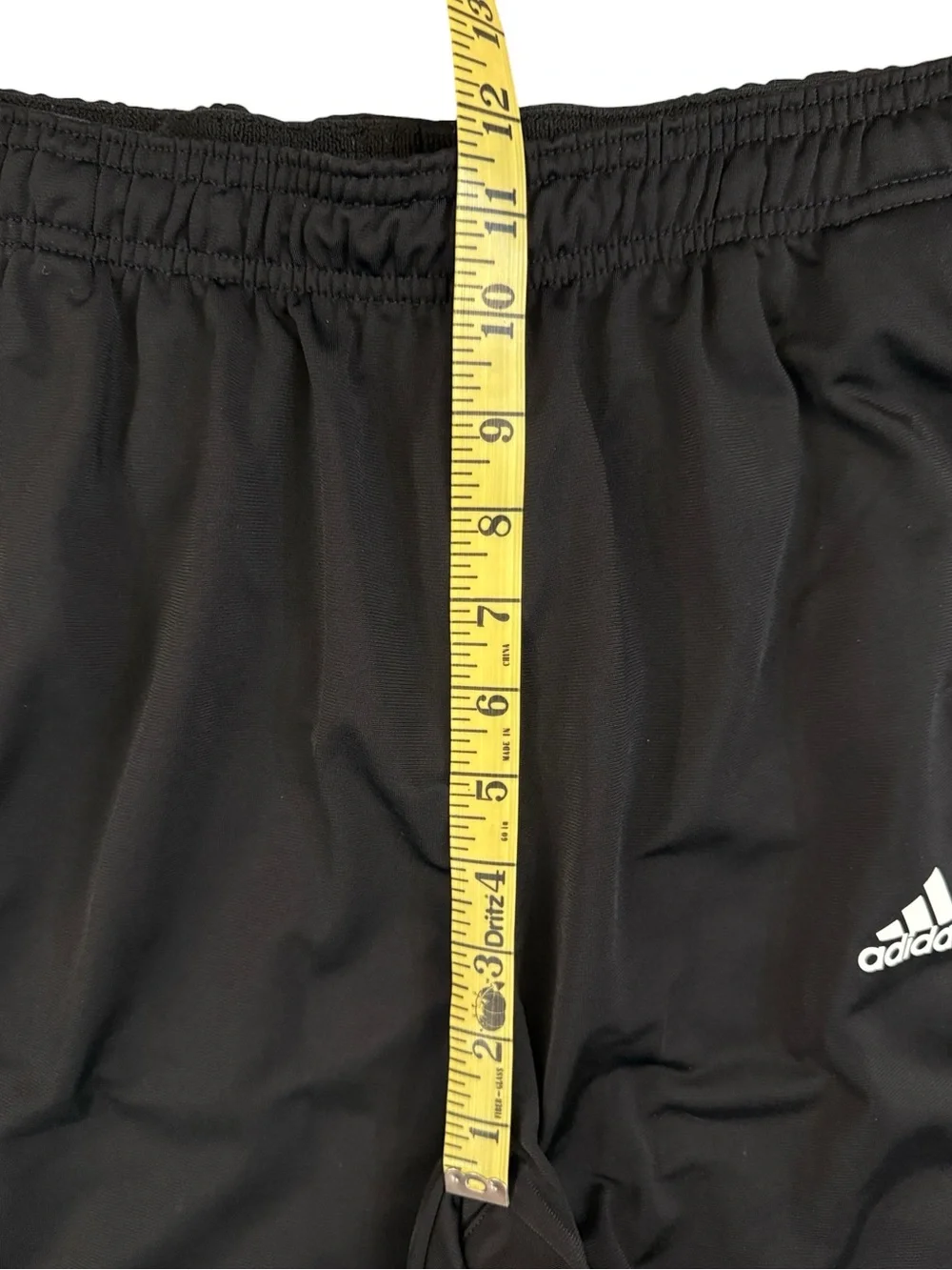 Adidas Tiro Track Pants Black 3 Stripe Ankle Zip Joggers Mens Medium